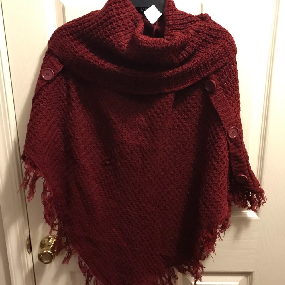 Love by Chelsea Throw Over Sweater/Shaw NWT